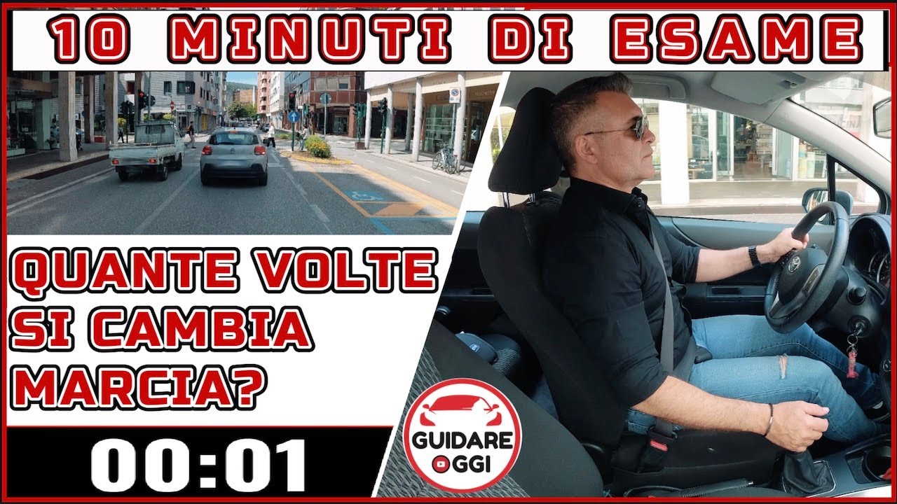 QUANTI CAMBI DI MARCIA SI FANNO DURANTE UN ESAME DI GUIDA? IN 10 MINUTI SE NE FANNO...
