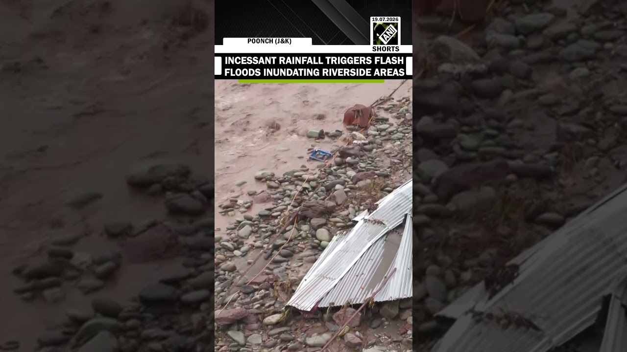 Poonch (J&K): Heavy rainfall creates flood-like situation disrupting life, authorities on alert