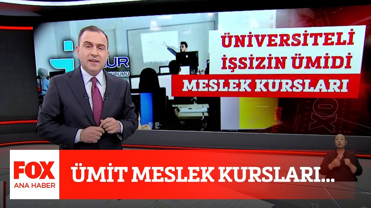 &Uuml;mit meslek kursları... 25 Nisan 2022 Sel&ccedil;uk Tepeli ile FOX Ana Haber