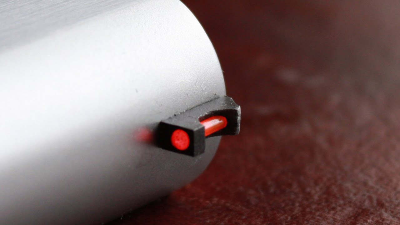Making Fiberoptic Front Sight