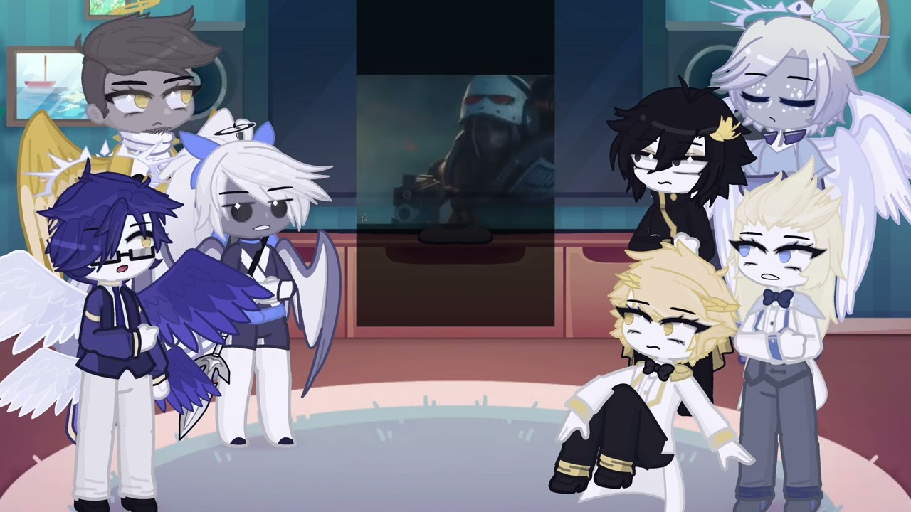 Hazbin Hotel react to Warhammer40k | Lucifer | Charlie | Gacha life 2