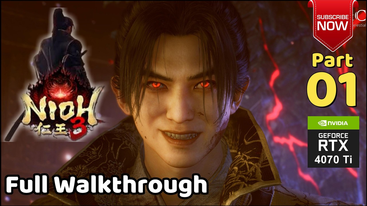 Nioh 3 Let's Play 01 | Intro, Gameplay & Walkthrough