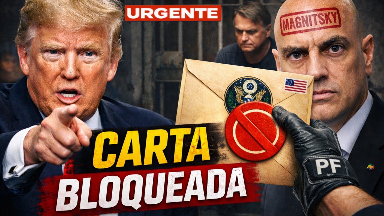 PF INTERCEPTOU CARTA DE TRUMP PARA BOLSONARO &mdash; E A MAGNITSKY VOLTOU AO JOGO!