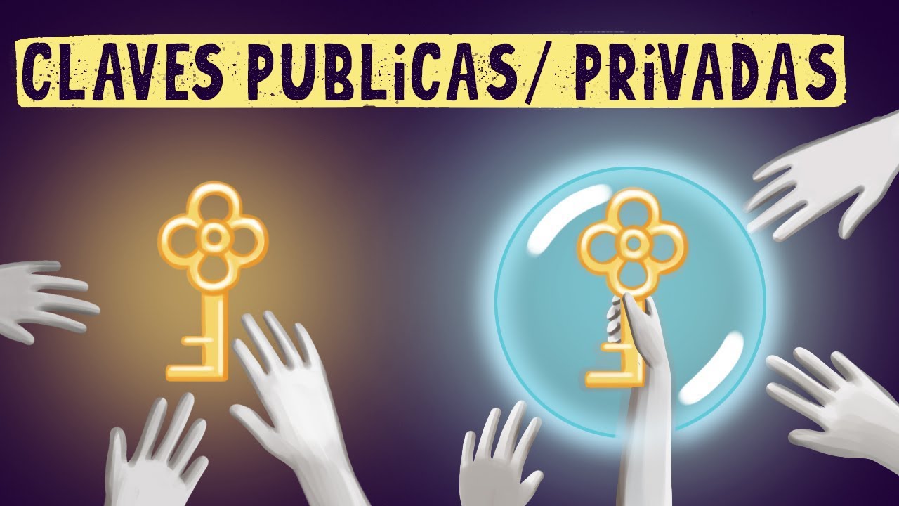 Billeteras de Criptomonedas - Claves P&uacute;blicas y Privadas (Cifrado Asim&eacute;trico Animado)