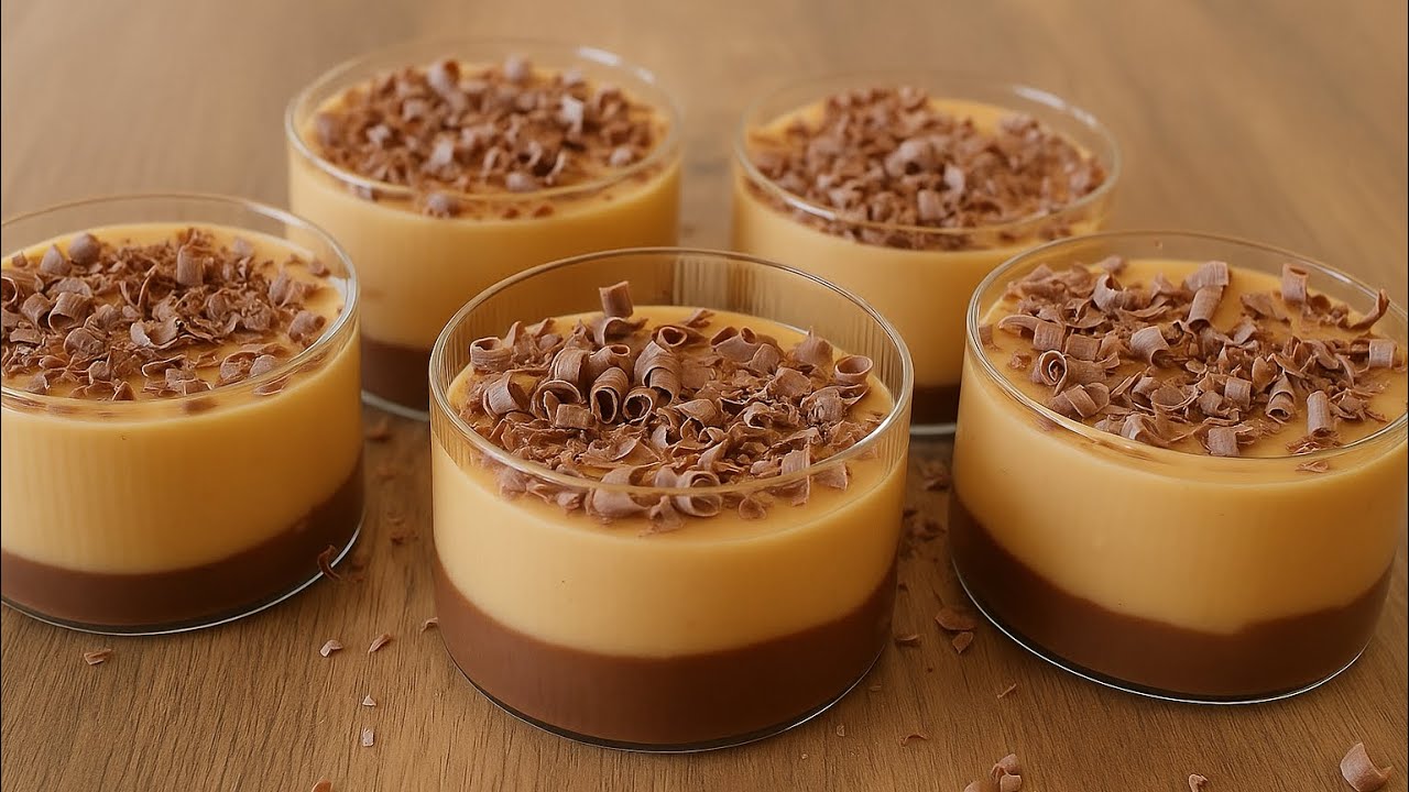 Pastanelere Taş Çıkartır! 😍 SÜTLÜ KARAMELLİ 🍮 İki Renkli PUDİNG Tarifi