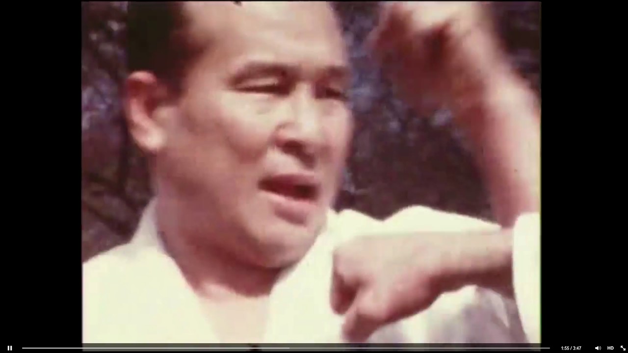 Sosai Mas Oyama with the BKK 1970