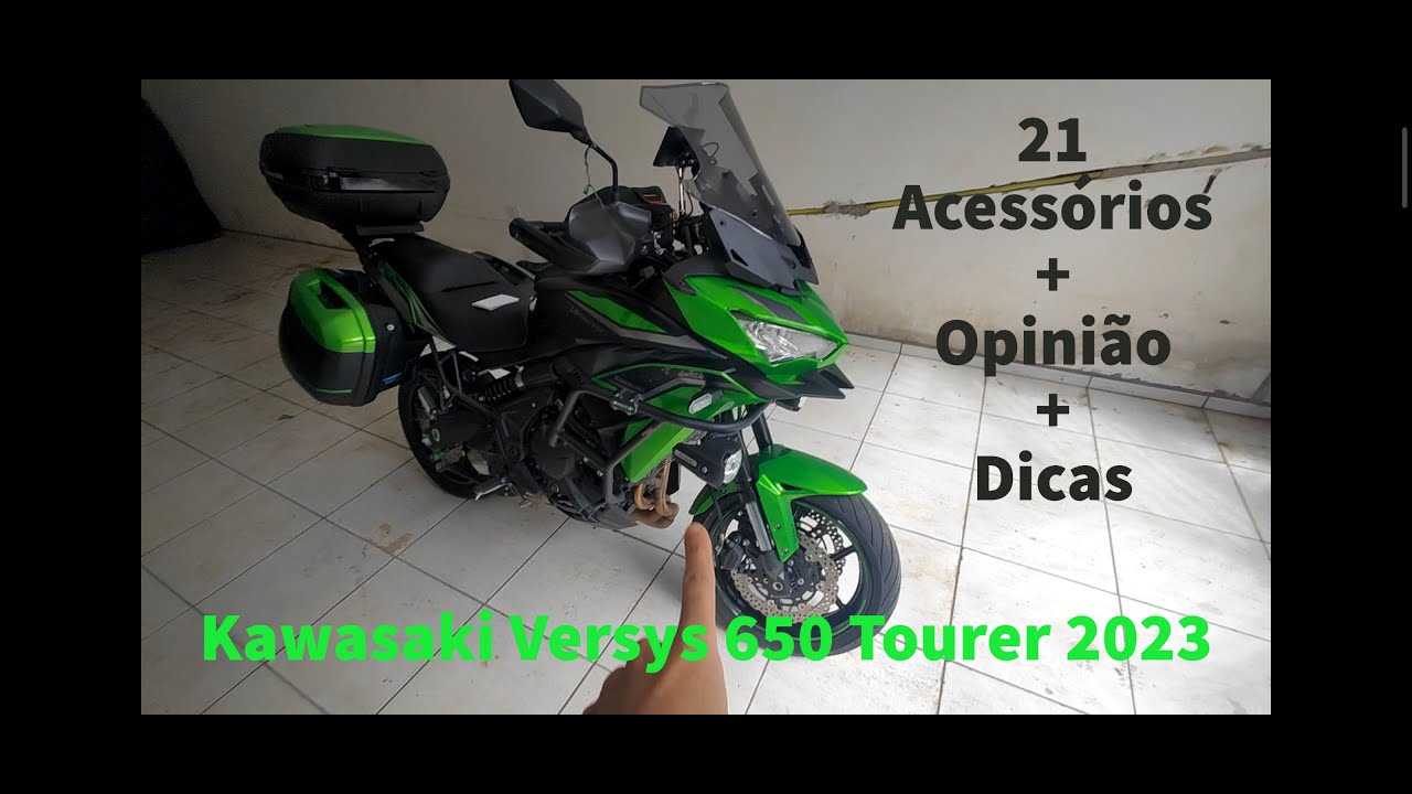 Acessórios para Versys 650 Tourer 2023 + Dicas e Opiniões