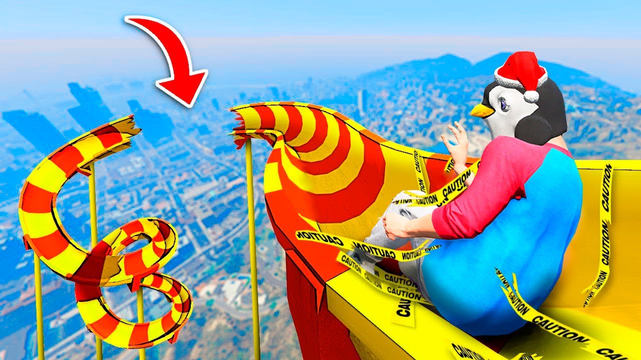 НИКОГДА НЕ КАТАЙСЯ С ЭТОЙ ВОДНОЙ ГОРКИ В ГТА 5 ! - РЕАЛЬНАЯ ЖИЗНЬ В GTA 5