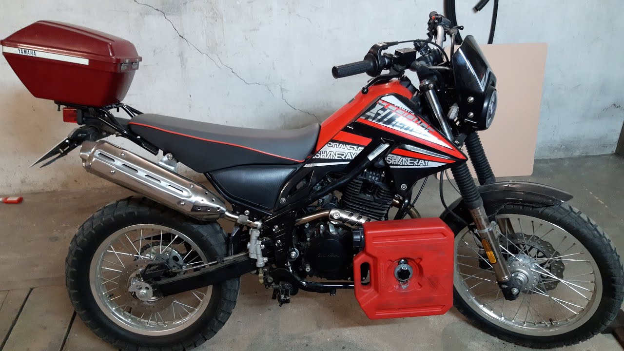 Shineray 250, монтаж экспедиционных канистр. С нуля, из Украины на Кавказ, часть №4.