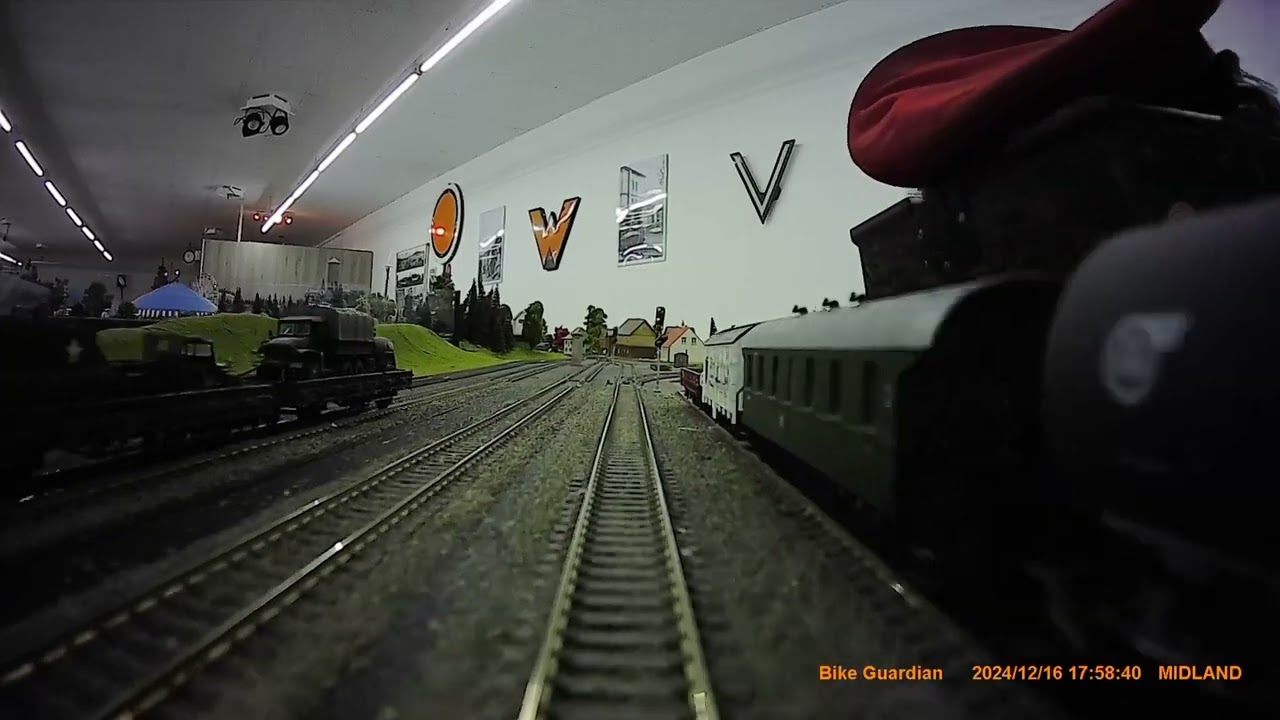 Kamerafahrt über die H0 Vereinsanlage des MeC Wunsiedel e.V. am 17.12.2024