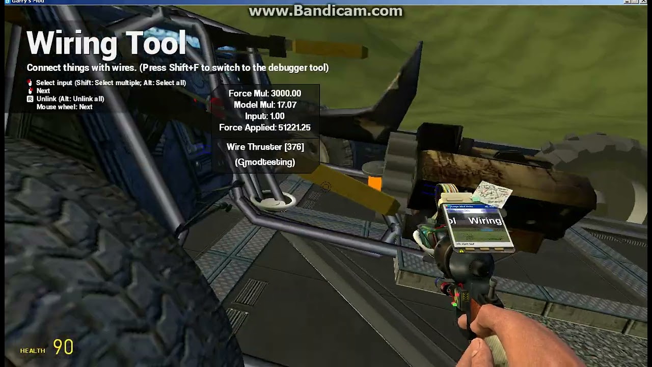 Gmod testing Combine lever truck