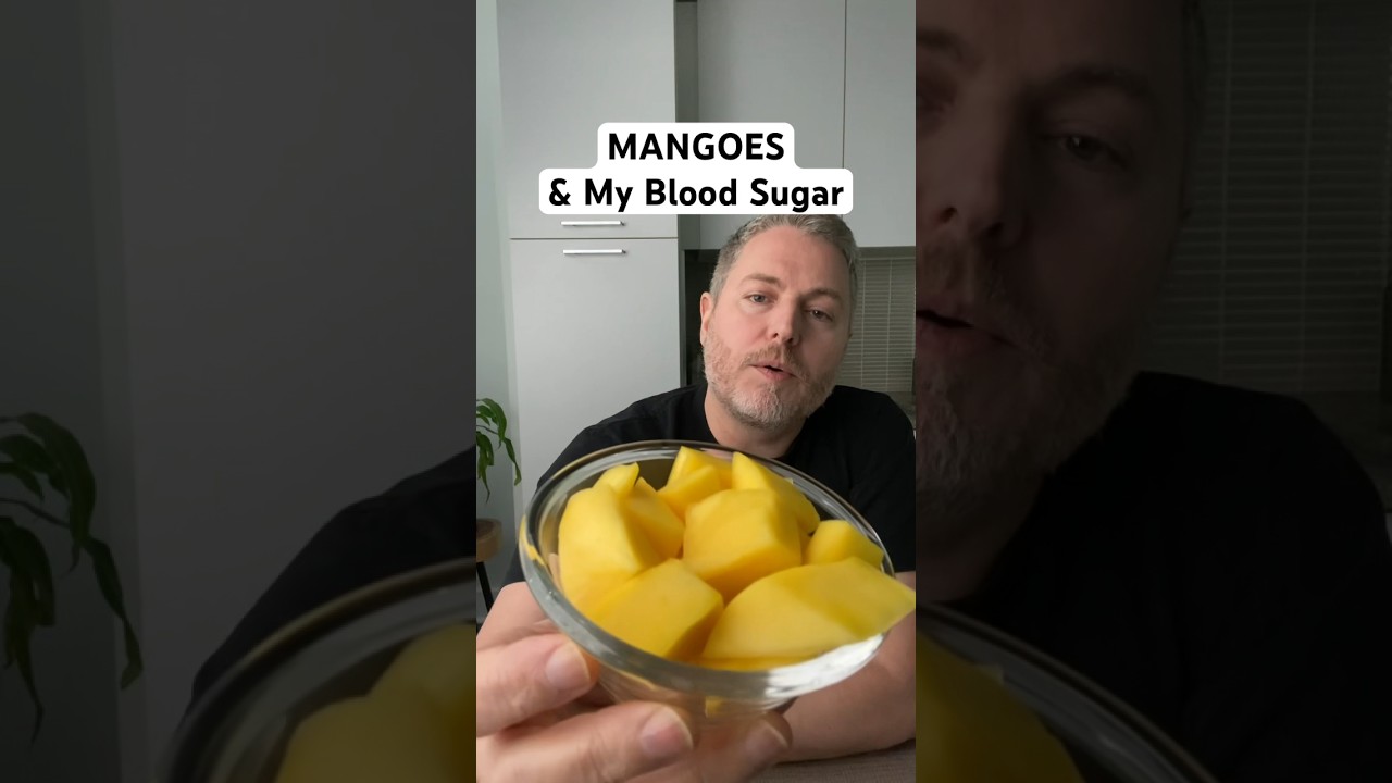 Mangoes and my blood sugar. #bloodsugar #insulinresistance #mango #glucoselevels