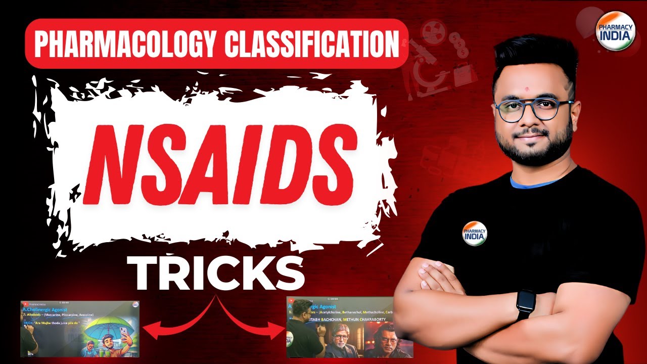 NSAID Drug Classification With Trick | Pharmacology Classification #mbbs #pharmacy #pharmacology