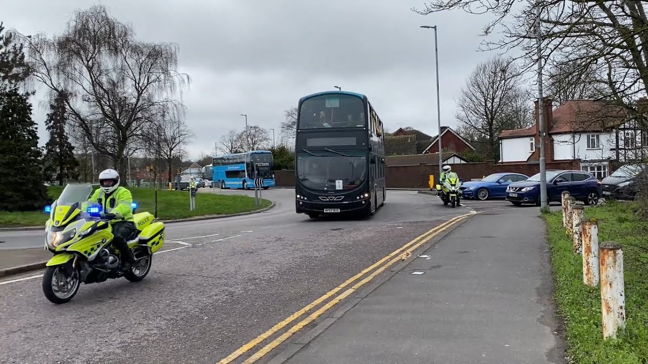 Luton v Watford - BCH Road Policing & Essex Roads Policing escort Watford fans