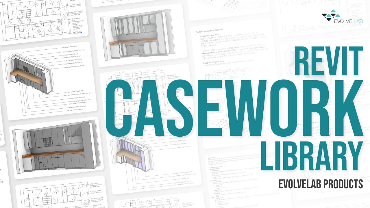 EvolveLAB Revit Casework Family Library
