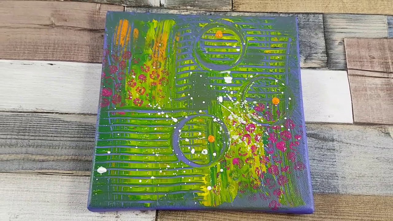 Abstrakte Malerei Demonstration | Project Mondaypainting Day #2