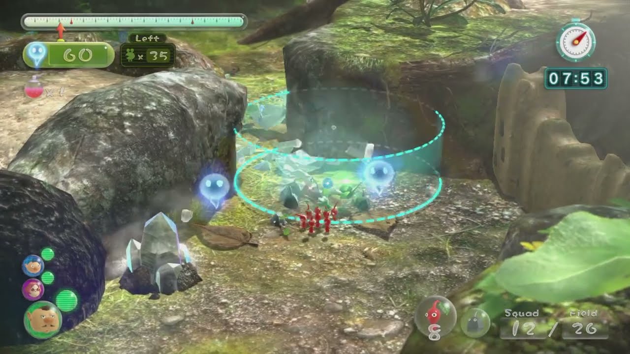 Pikmin 3 Battle Enemies stage 5