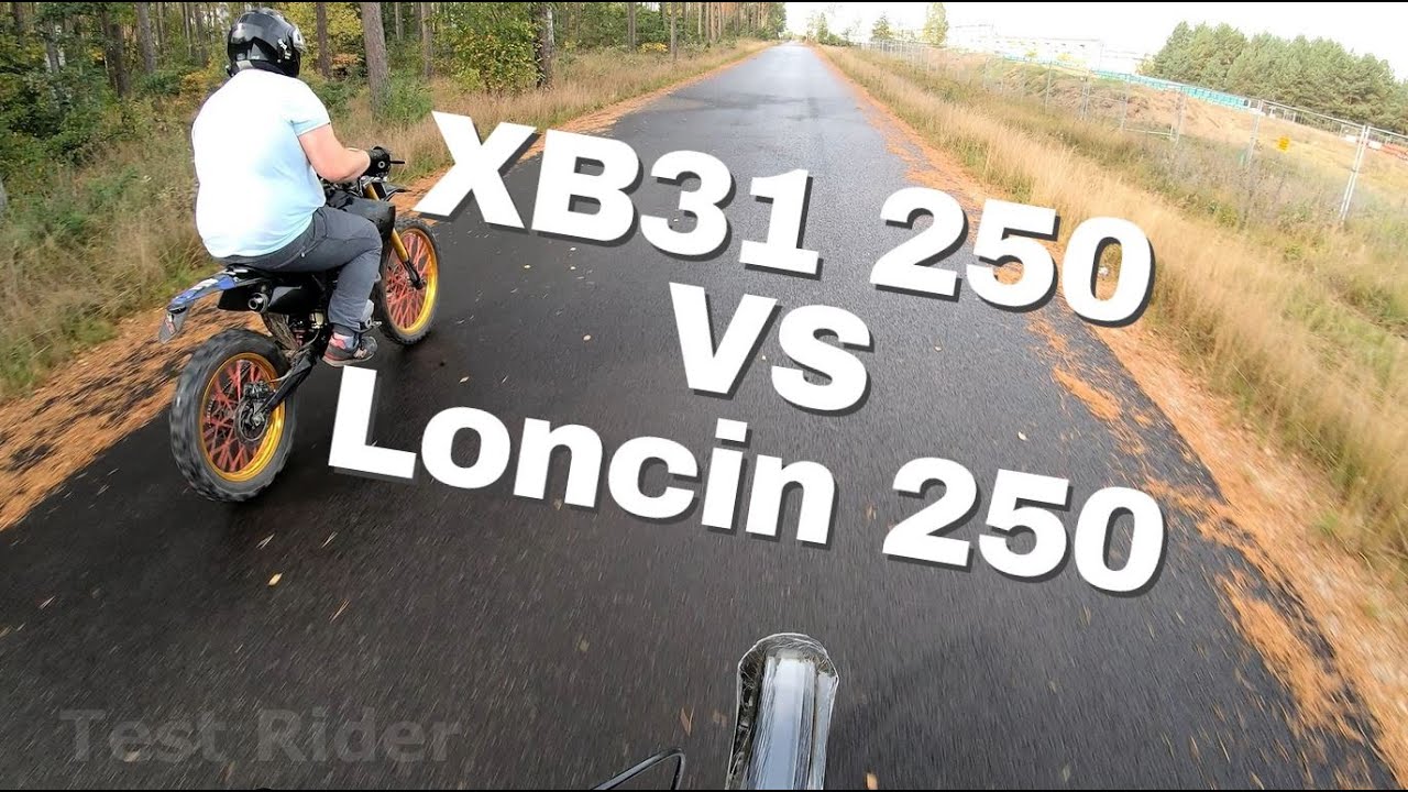 Wyścig Diabolini xb31 250 VS Loncin 250