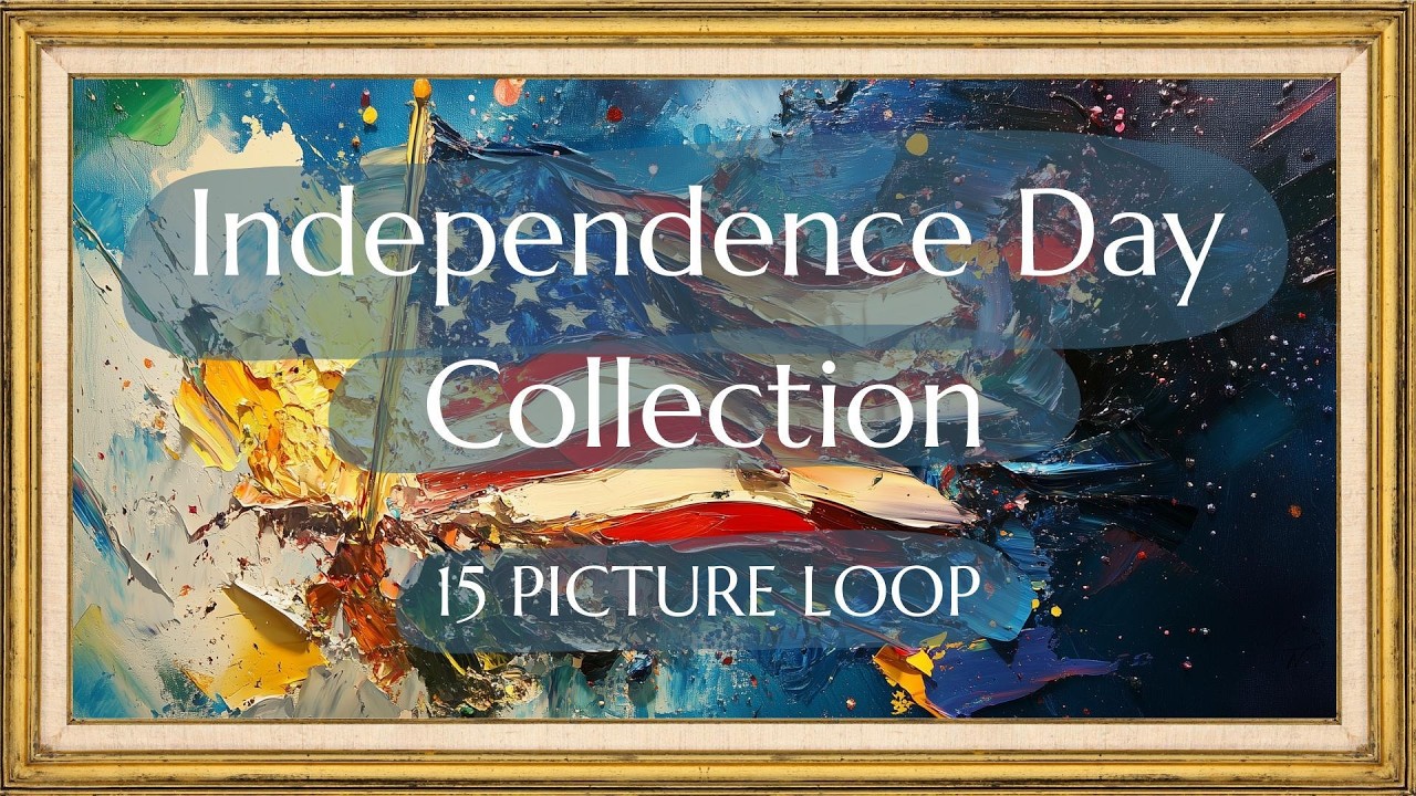4th of July Screensaver 🇺🇸 | Independence Day Art Collection | 2 Hours TV Frame Artwork Loop