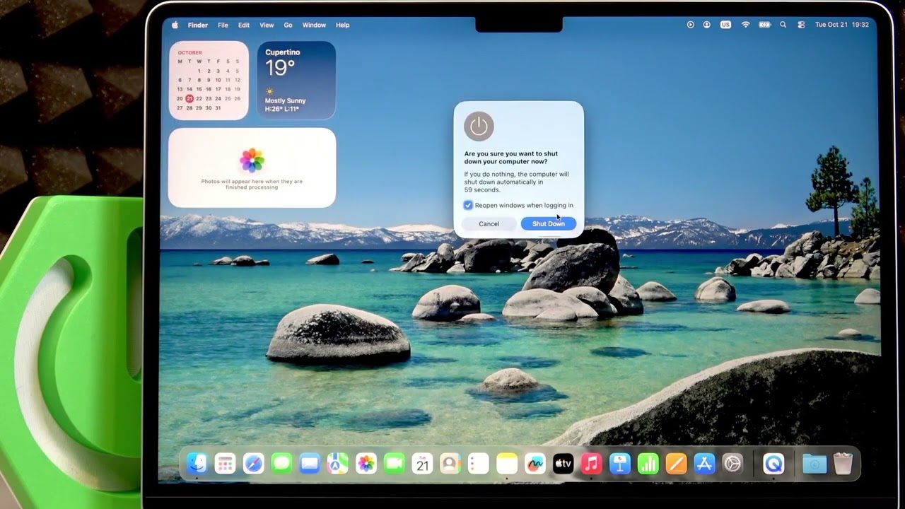 MacBook Air M4 – Como desligar