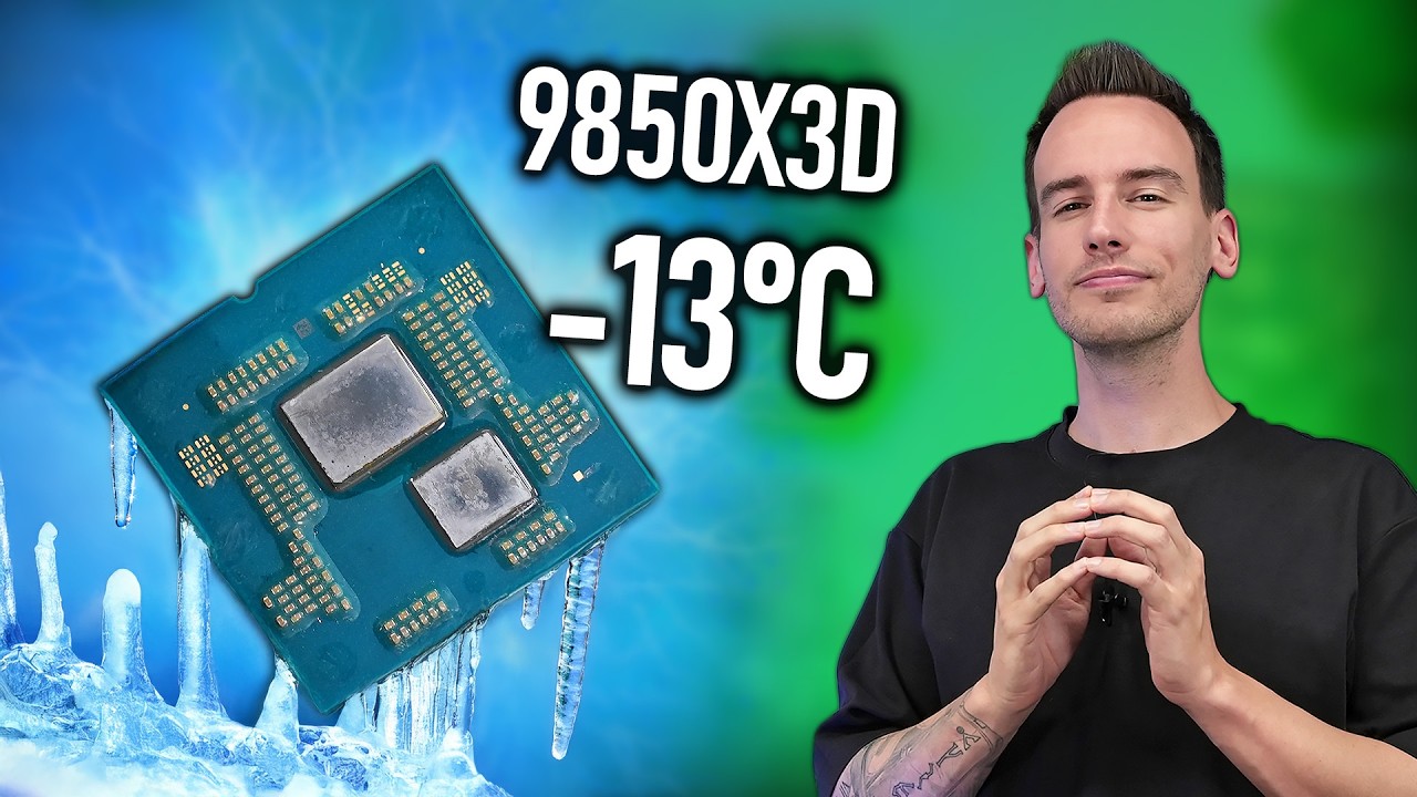 Neue Köpfmethode getestet - Was bringt Kälte beim 9850X3D Delidding?