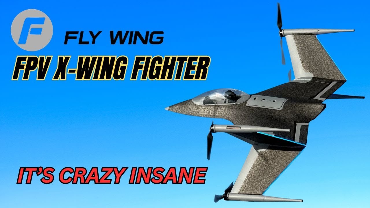 НОВЫЙ FLY WING RTF FPV RC VTOL ИСТРЕБИТЕЛЬ X-WING - СОВСЕМ СКОРО #flywing #fpvflying #vtol