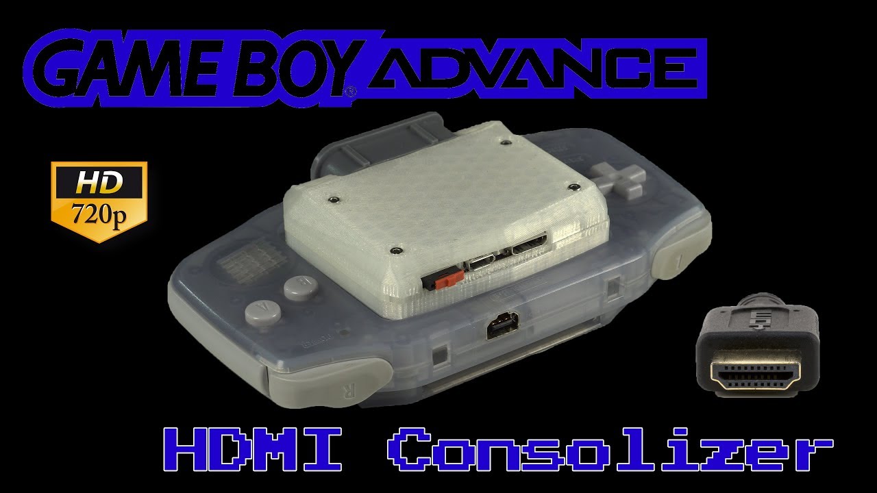 HDMI Game Boy Advance: The GBA Consolizer