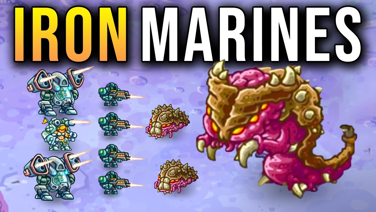 Conquering 'ALIEN INFESTED' Planets in IRON MARINES!?!?