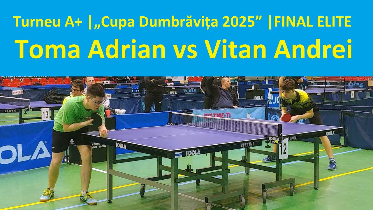 Toma Adrian vs Vitan Andrei |Final Elite |Cupa Dumbravita 2025