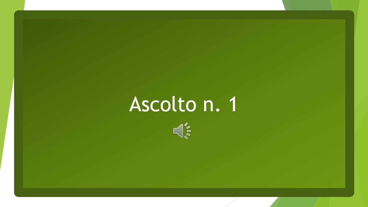 Strumenti a Fiato   Ascolto n 1