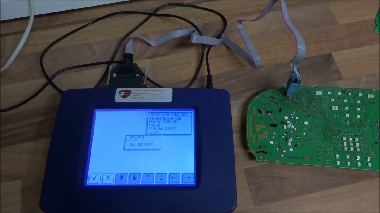 BMW E90 Tachojustierung mit Digiprog 3 Kilometer herunterdrehen