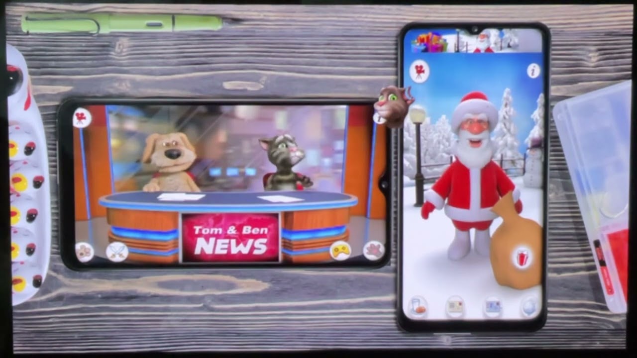 (REUPLOADED) Talking News Echo vs Talking Santa Echo