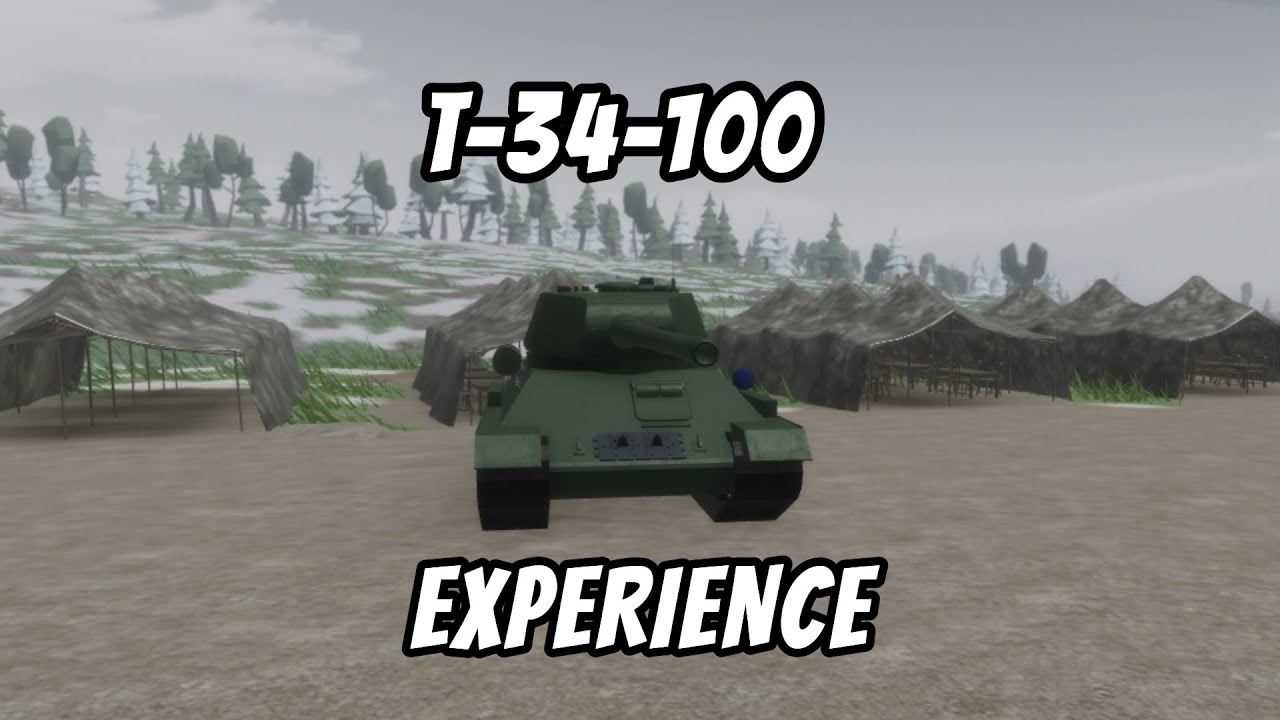 T 34 100 Experience | Steel Battleground Clash | Roblox