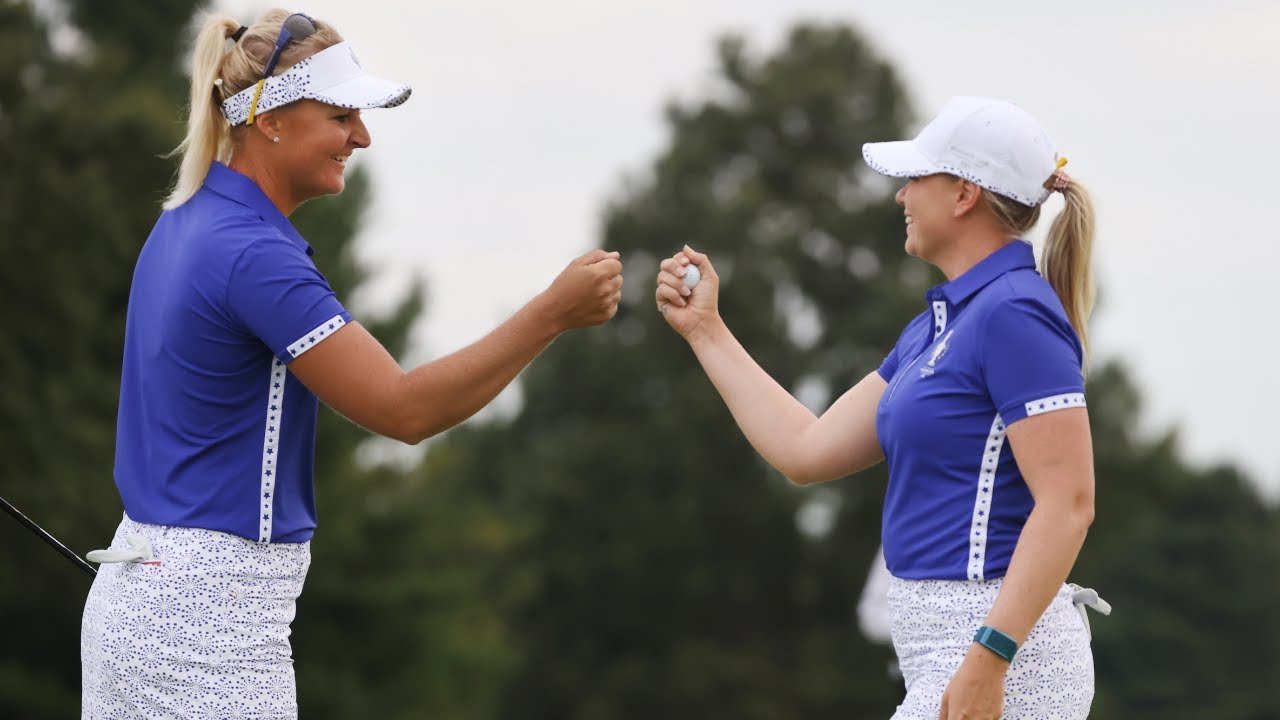 Match 1 Highlights | Nordqvist/Castren vs. Kang/Ernst | 2021 Solheim Cup