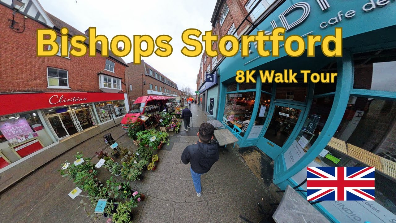 🇬🇧 Bishop’s Stortford Like Never Before! 8K Walking Tour Through Charming Streets & Scenic Paths!