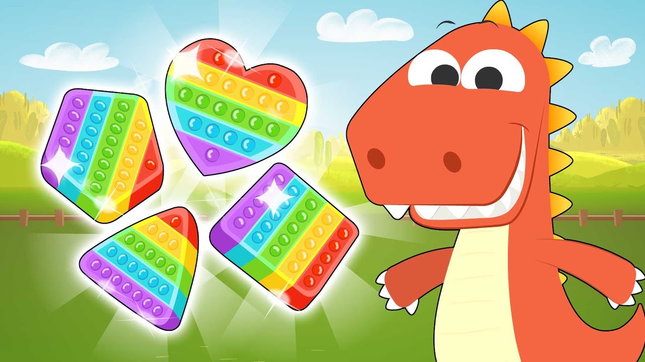 Aprende con Eddie 🌈 Pop it de formas geométricas