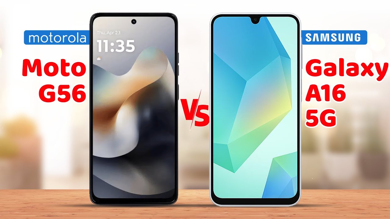 Motorola Moto G56 vs Samsung Galaxy A16 Full Specs Comparison | Which is Better?