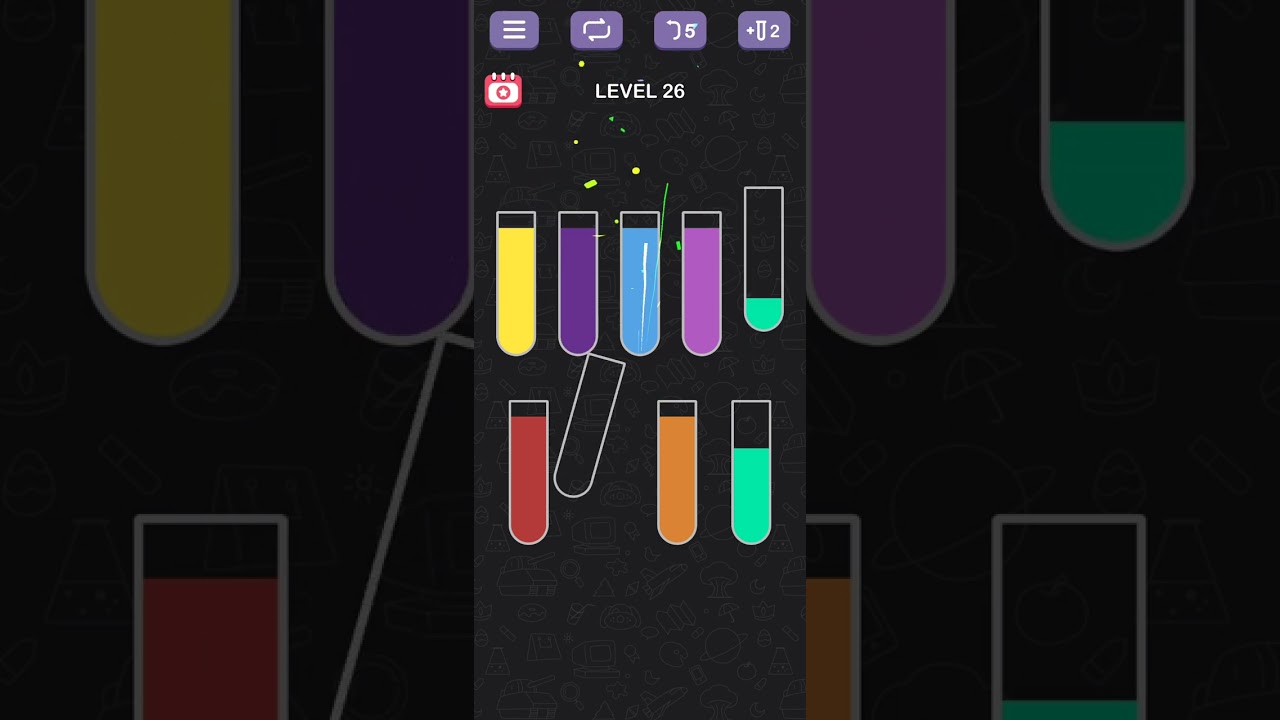 water sort puzzle game | special level | level 26 | level 27 | level 28 | video game