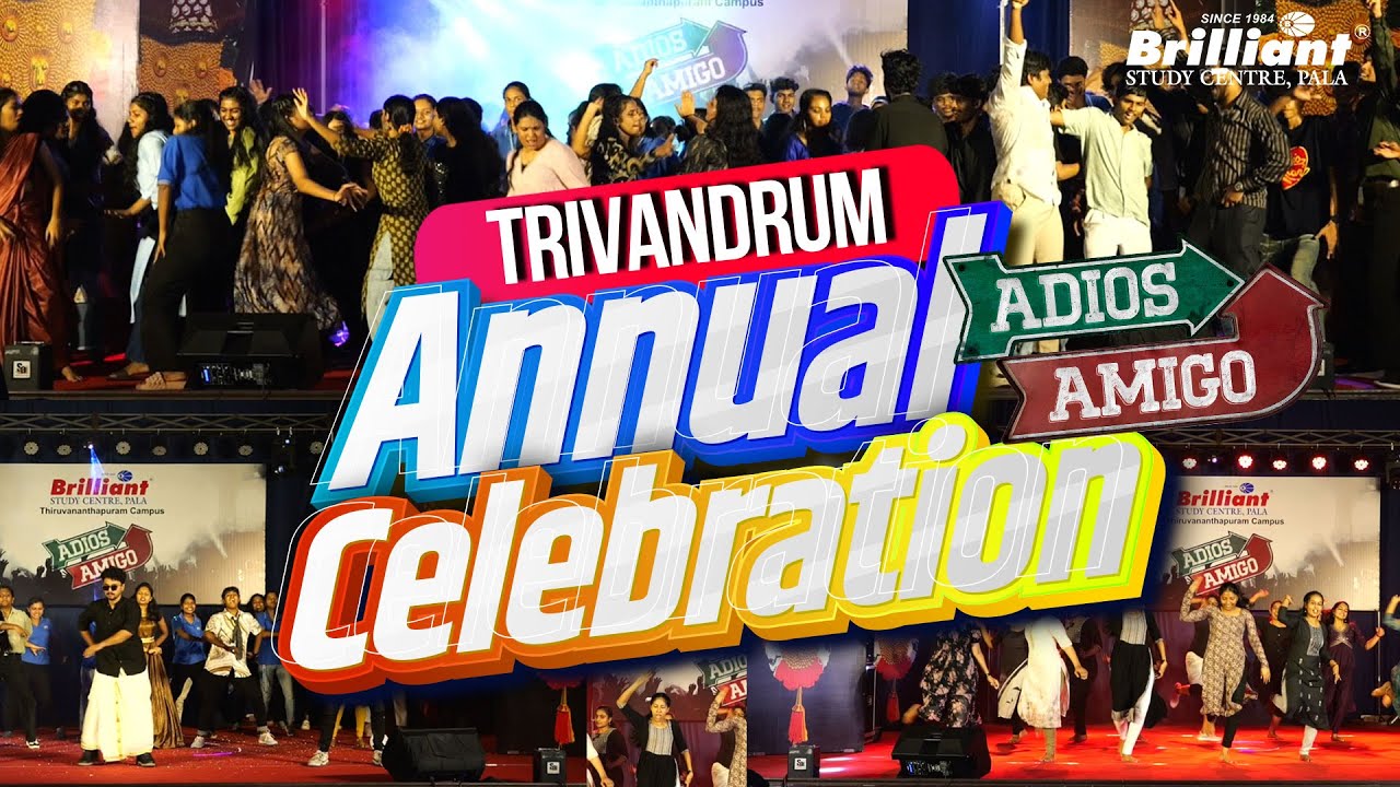 Annual Day Celebrations 2025 - Trivandrum Campus | Brilliant Study Centre Pala | Trivandrum Campus
