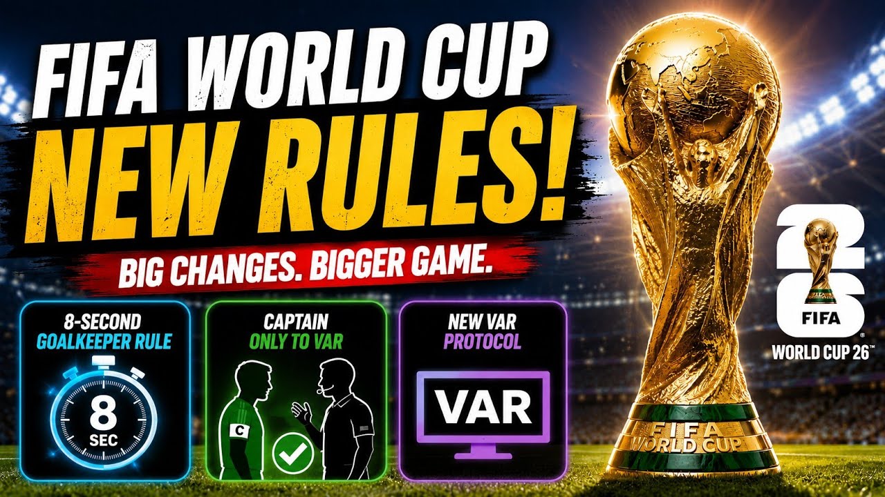 Football Rules Changed in 2026 | FIFA's New Rules Explained | Rules of Football