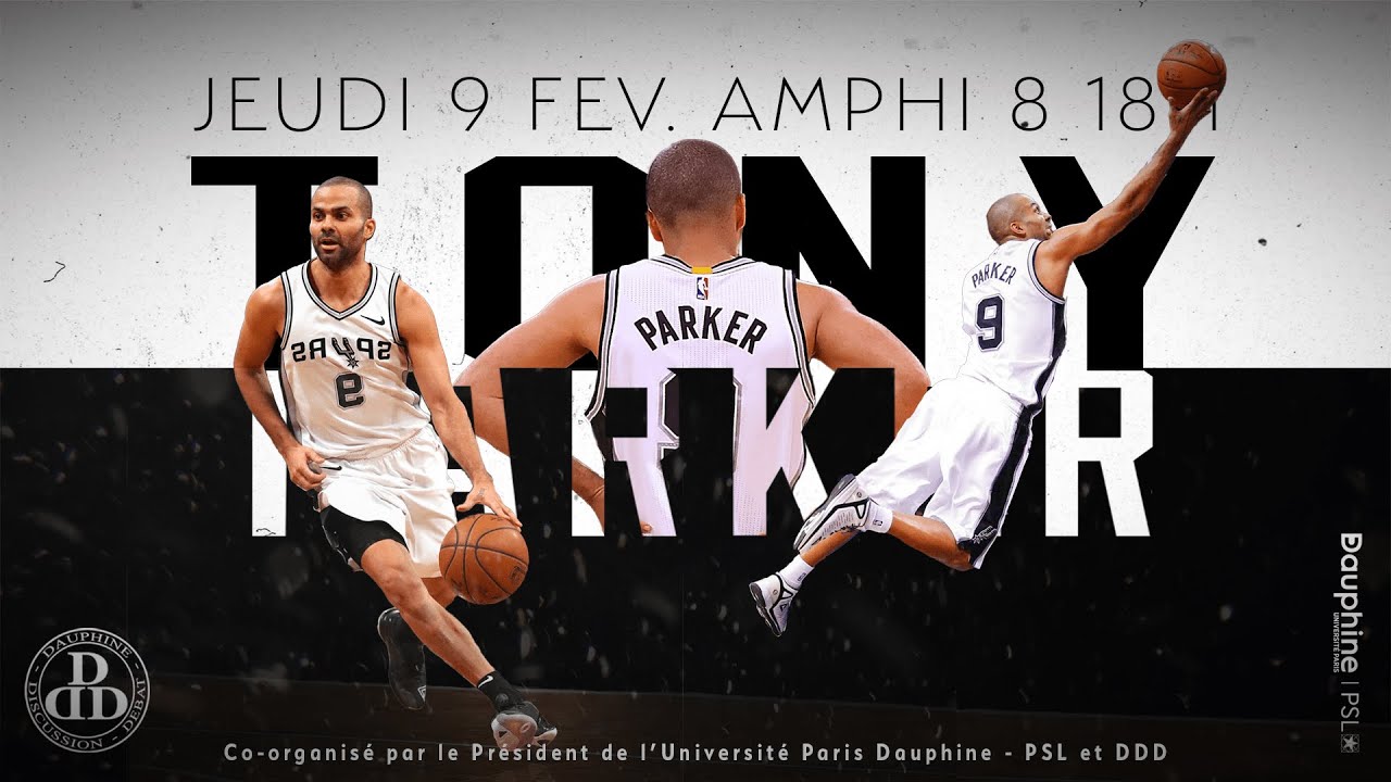 Le Président de l'Université Paris Dauphine - PSL et DDD reçoivent Tony Parker