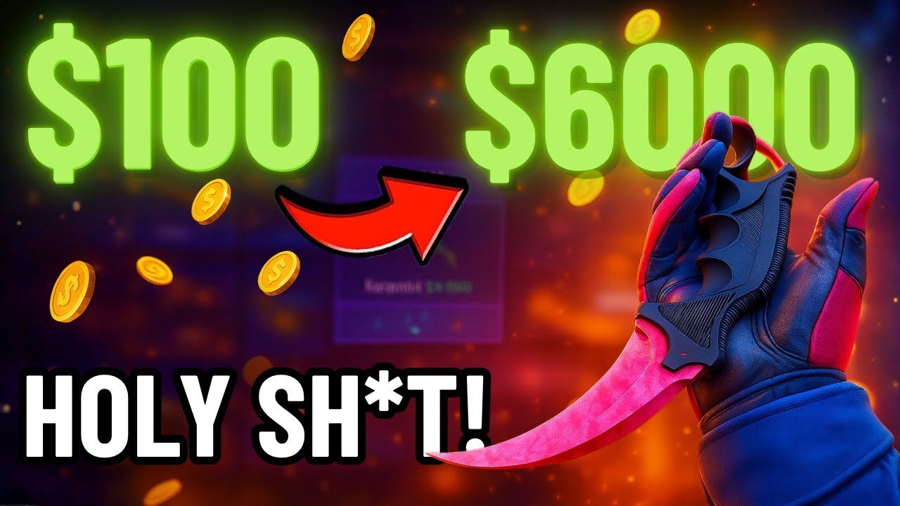 I Turned $100 Into $6000 in CS2 Gambling&hellip;
