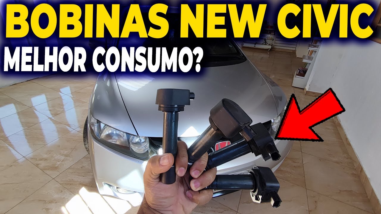 🔥🚘TROQUEI AS BOBINAS DO NEW CIVIC 2008 - O CIVIC FICOU MAIS ECONÔMICO?