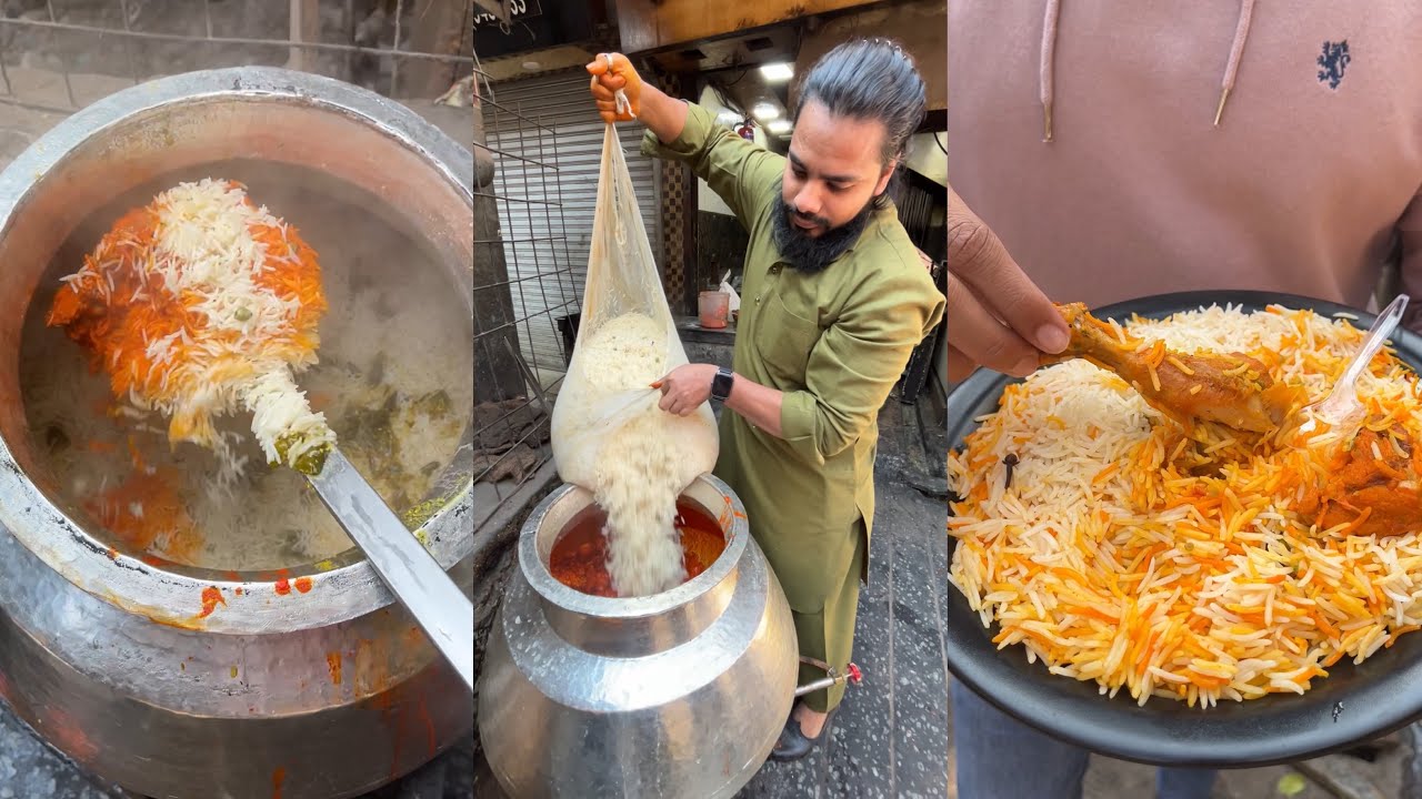 35 Kg Chicken Mughlai Biryani😍| Jama Masjid की Famous Mughlai Biryani 🥵