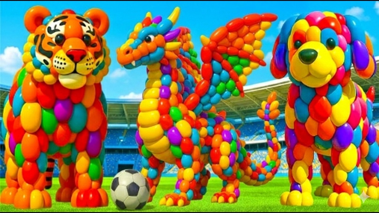 MEGA Ballon Mascot Vibes Party 🥳