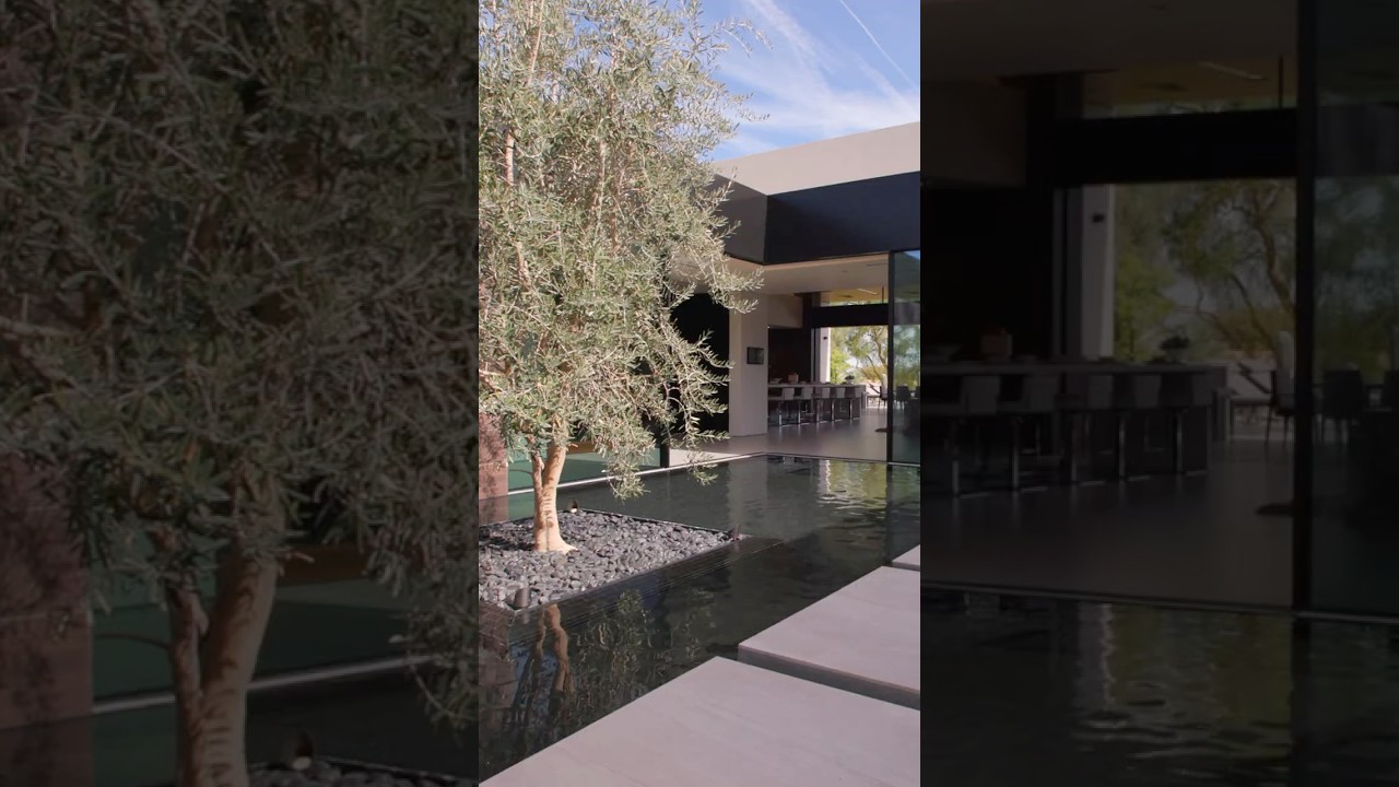 Bighorn Palm Desert Luxury Home Modern Courtyard  #luxuryrealestate #hometour #housetour #desertlife
