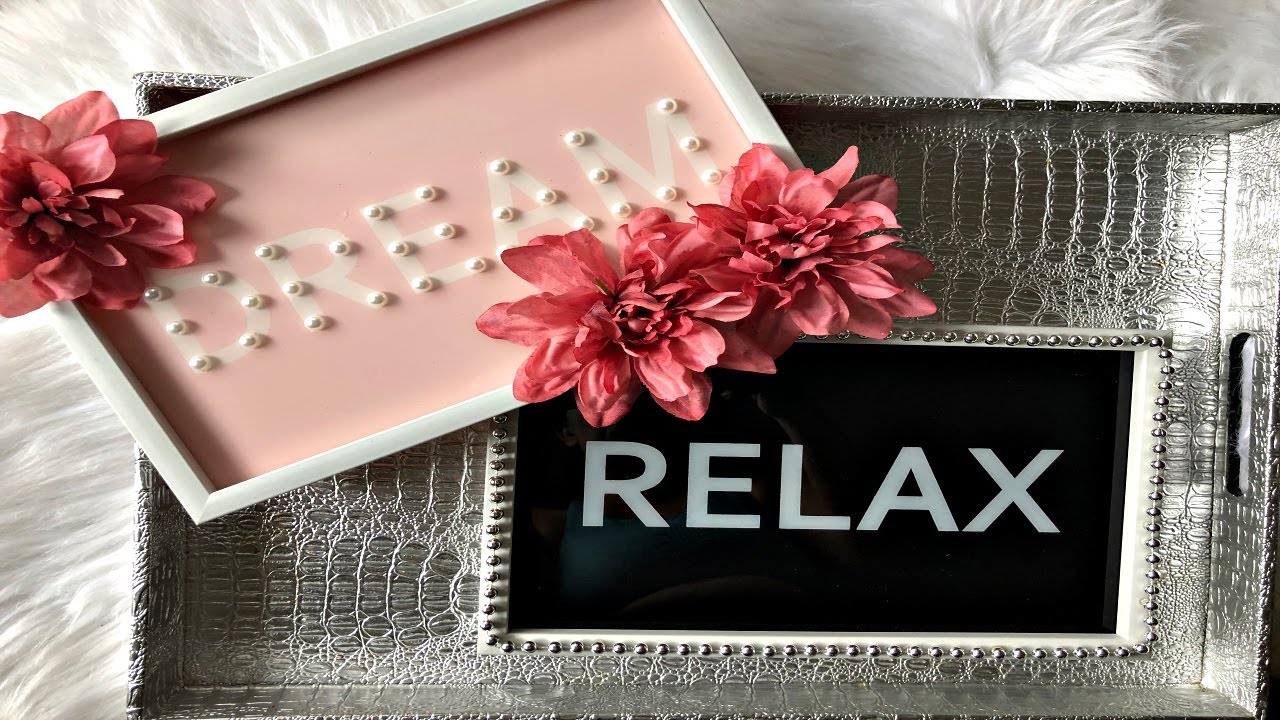 DOLLAR TREE WALL DECOR DIY | EASY TO MAKE HOME DECOR