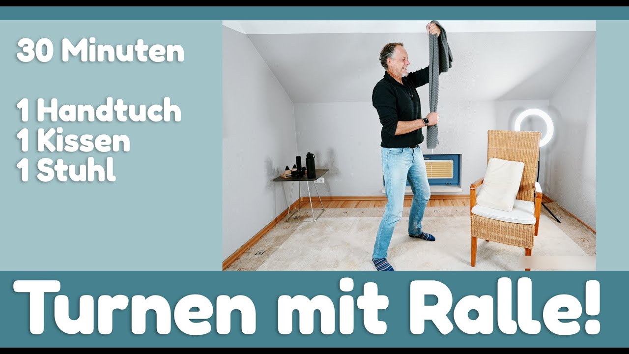 Turnen mit Ralle 👍🏽 - 30 Minuten Ganzkörper-Aktivierung für jeden Tag 💚