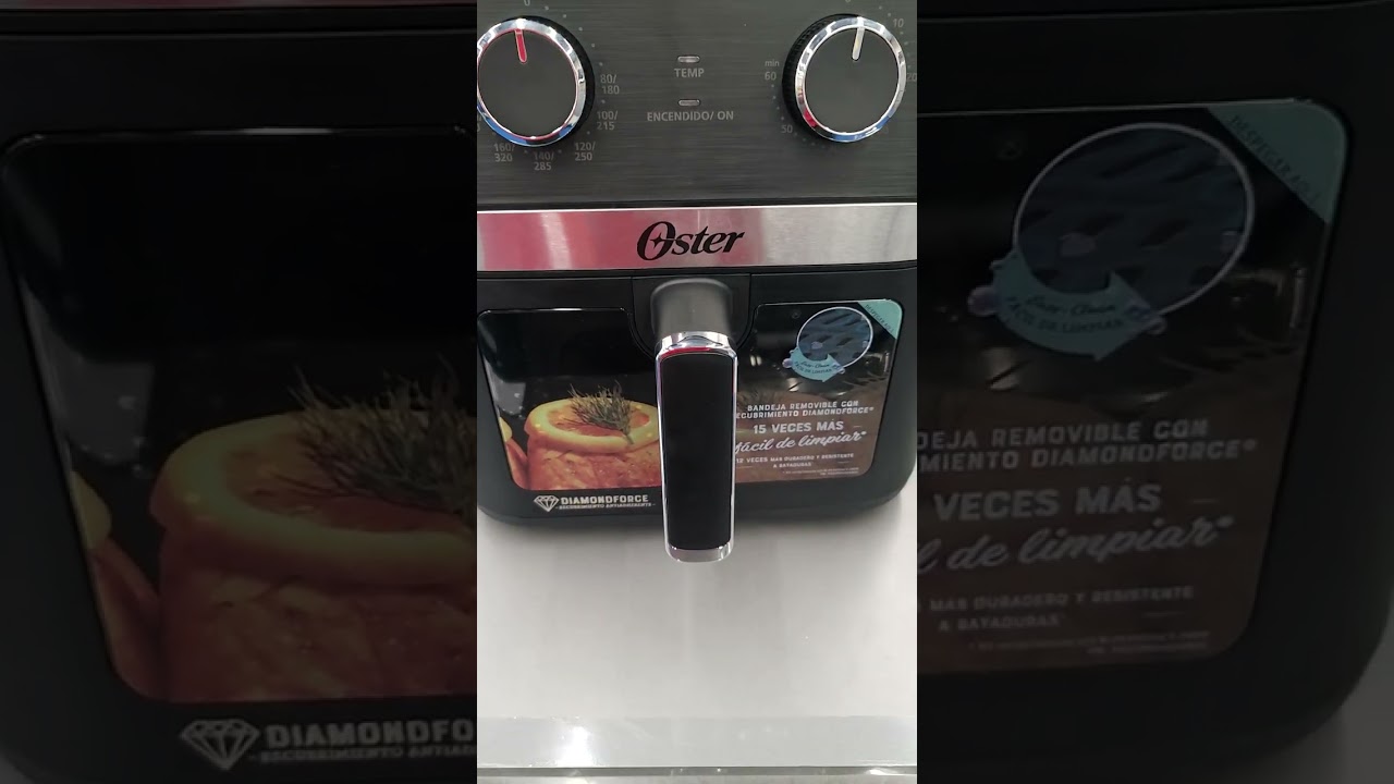 freidora de aire oster 6L manual con ventana 2024