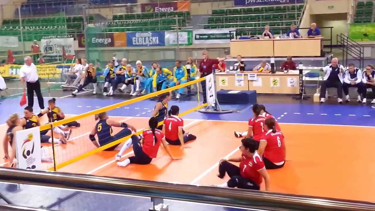 Hrvatska - Ukrajina Hrvatska ženska reprezentacija u sjedećoj odbojci